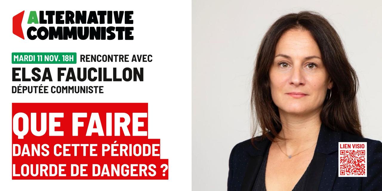 Rencontre avec Elsa Faucillon, députée communiste