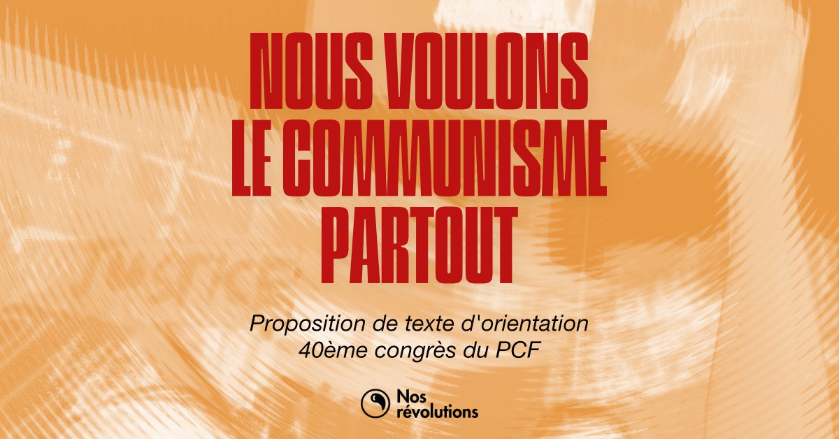 Congrès du PCF : une proposition de texte alternatif