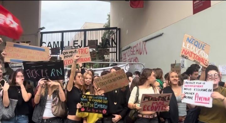 « Nous aussi, nous avons notre mot à dire » : des lycéens bordelais se mobilisent